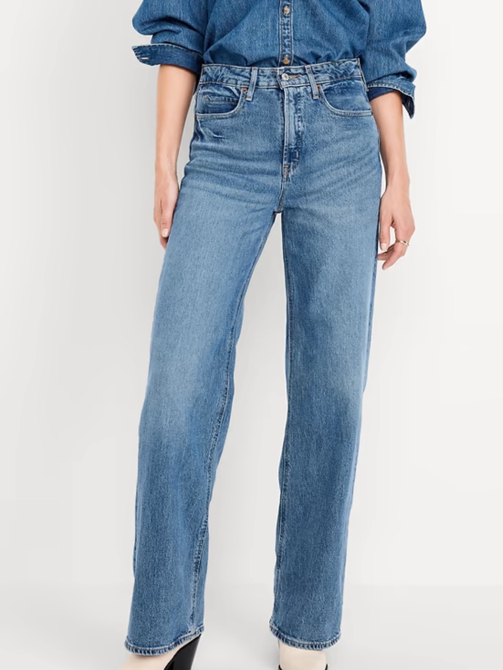 Old navy Extra High-Waisted Wide-Leg Jeans